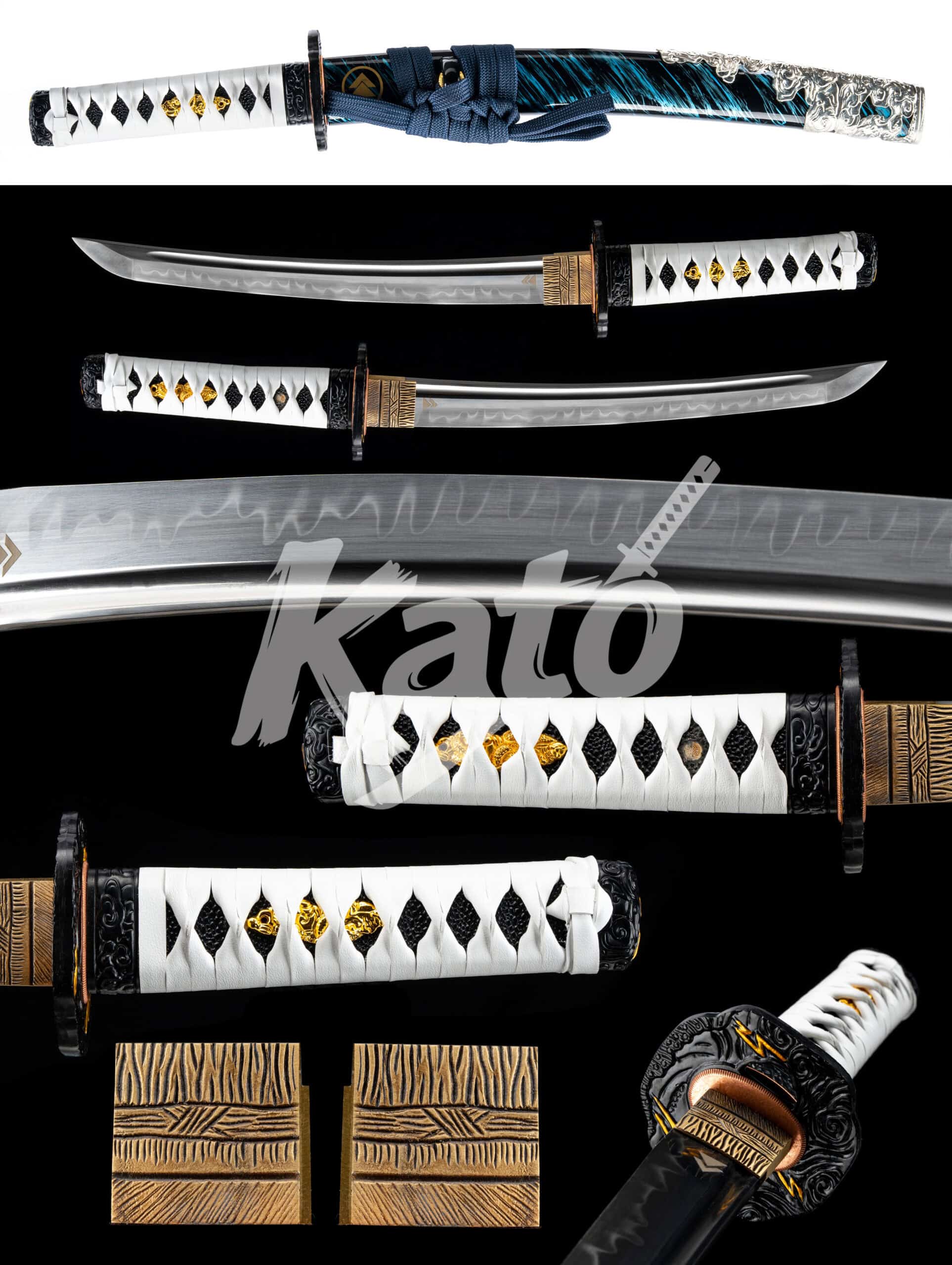 Ghost of Tsushima Katana and Tanto Set in T10 Steel